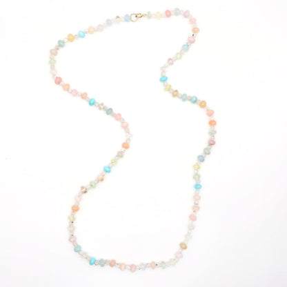 Sky Dawn Gemstone Beaded Necklace