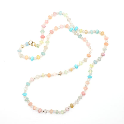 Sky Dawn Gemstone Beaded Necklace