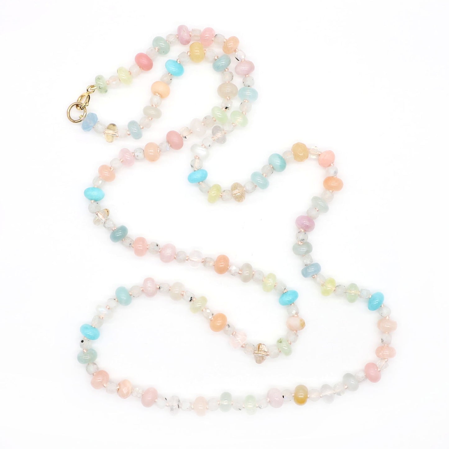 Sky Dawn Gemstone Beaded Necklace