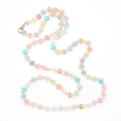 Sky Dawn Gemstone Beaded Necklace