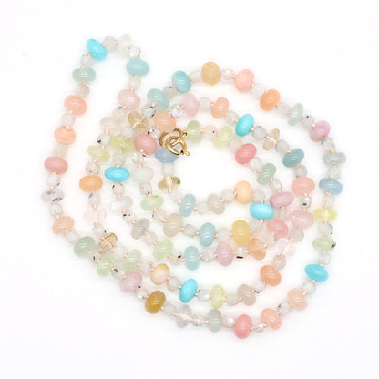 Sky Dawn Gemstone Beaded Necklace