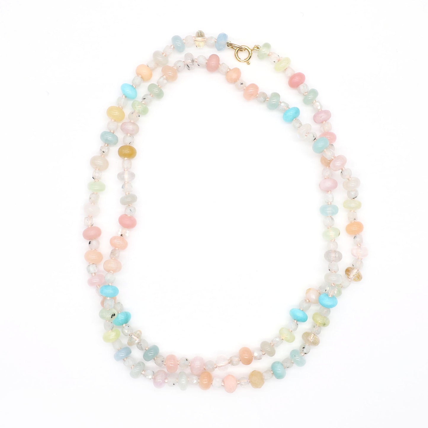 Sky Dawn Gemstone Beaded Necklace