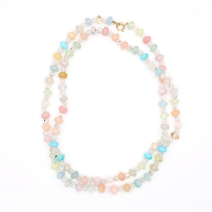 Sky Dawn Gemstone Beaded Necklace