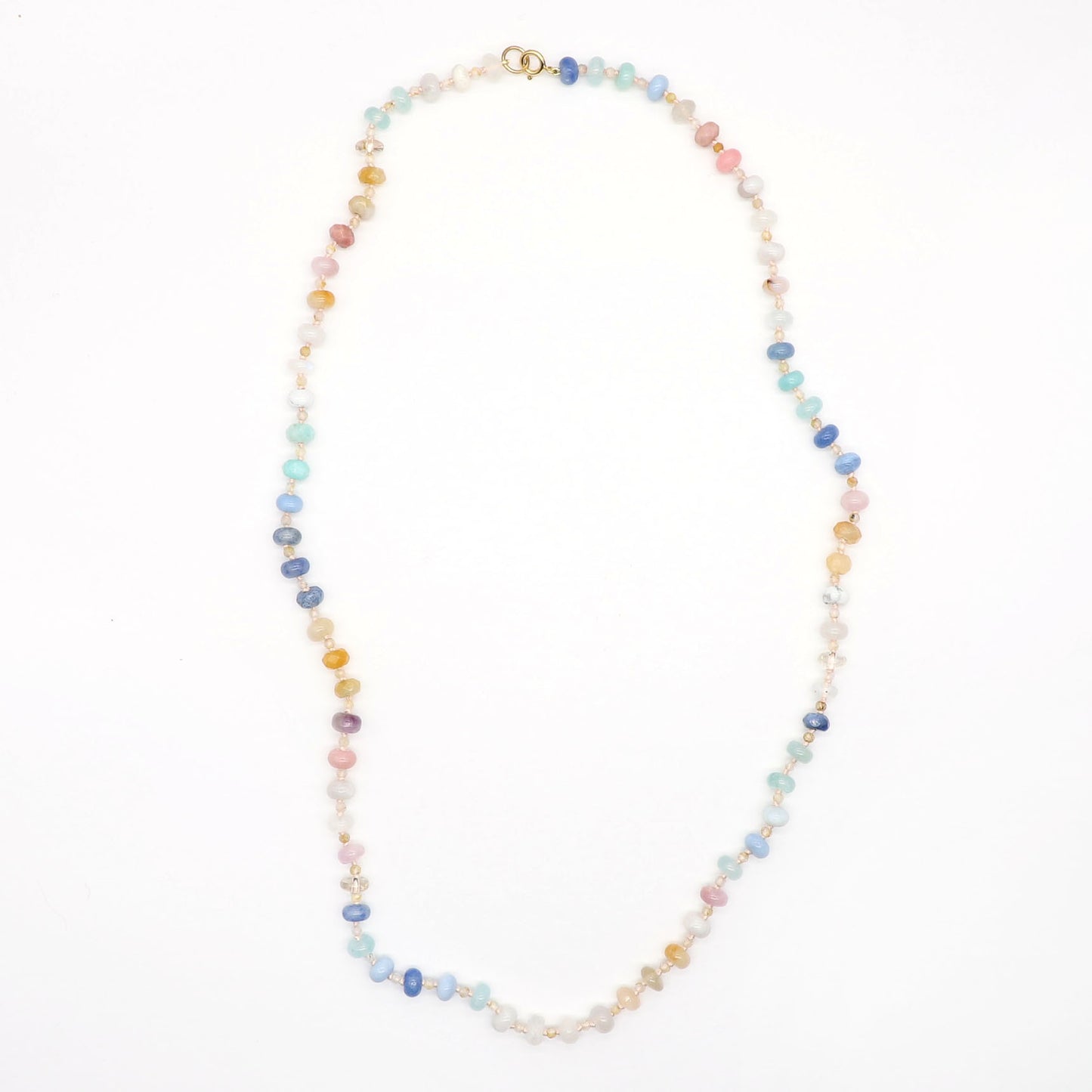 Ethereal Aurora Gemstone Beaded Necklace