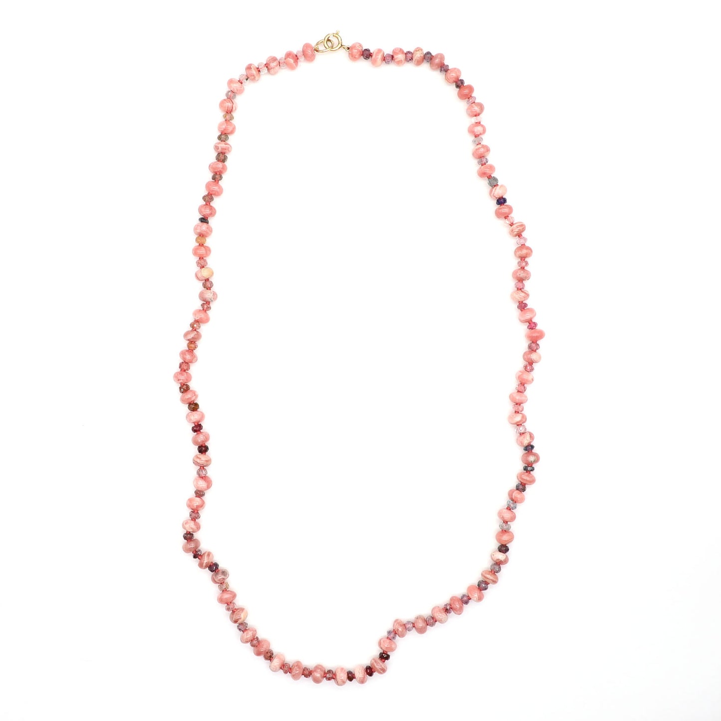 Rosewood Twilight Gemstone Beaded Necklace
