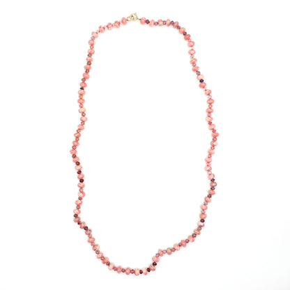 Rosewood Twilight Gemstone Beaded Necklace