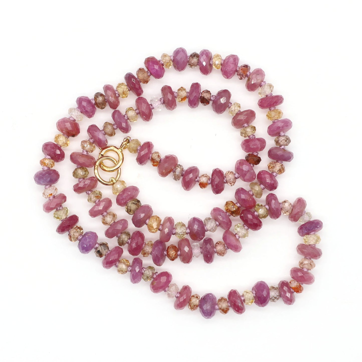 Blush Twilight Gemstone Beaded Necklace