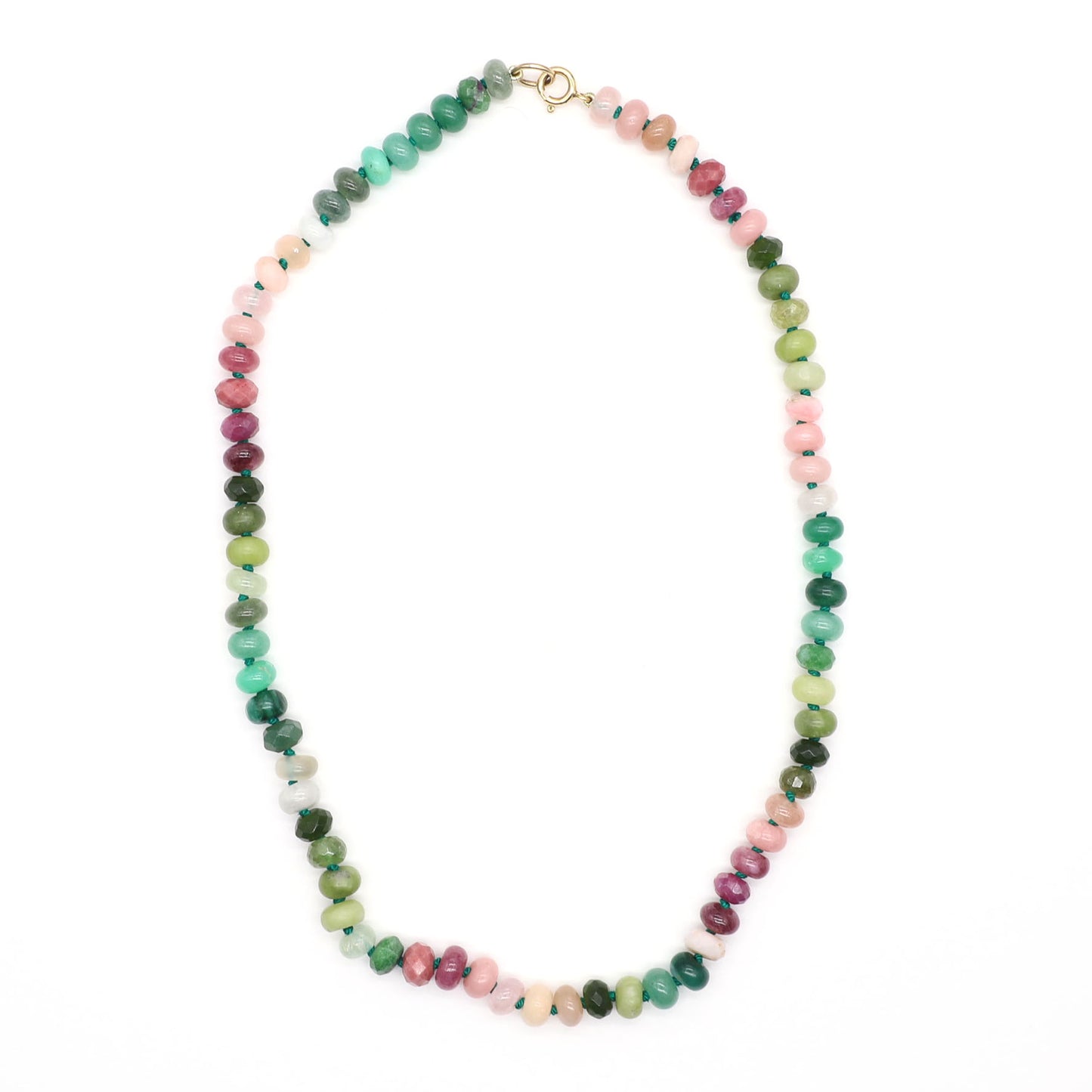 Summer Field Gemstone Beaded Necklace