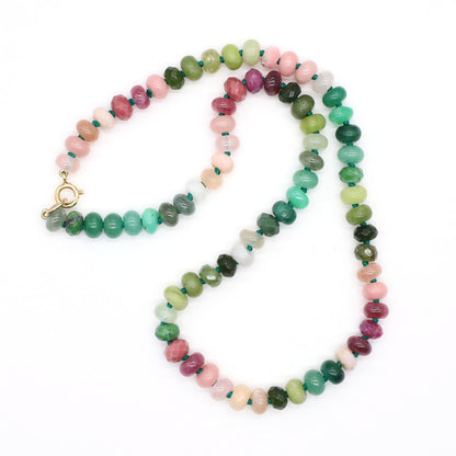 Summer Field Gemstone Beaded Necklace
