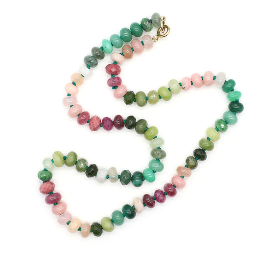 Summer Field Gemstone Beaded Necklace