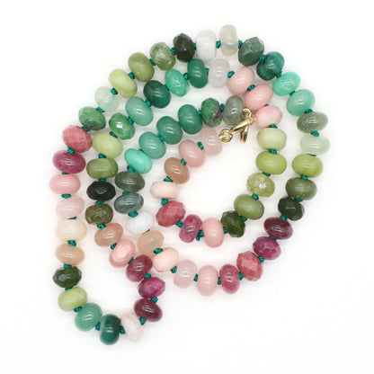Summer Field Gemstone Beaded Necklace