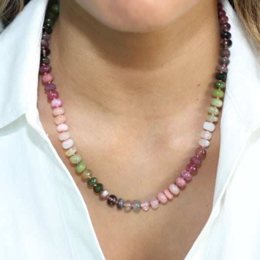 Summer Field Gemstone Beaded Necklace